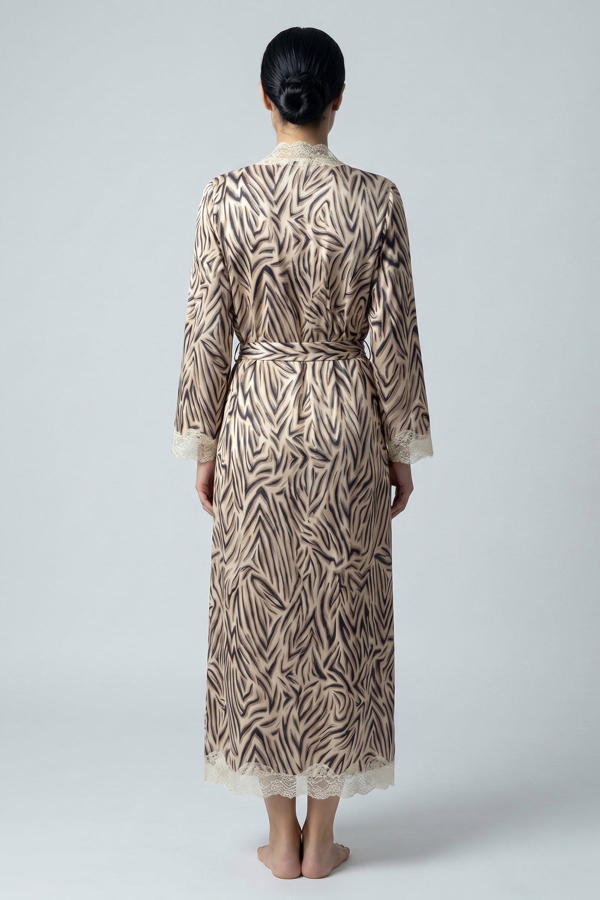 Féraud Mantel Maxi, Zebra-Print