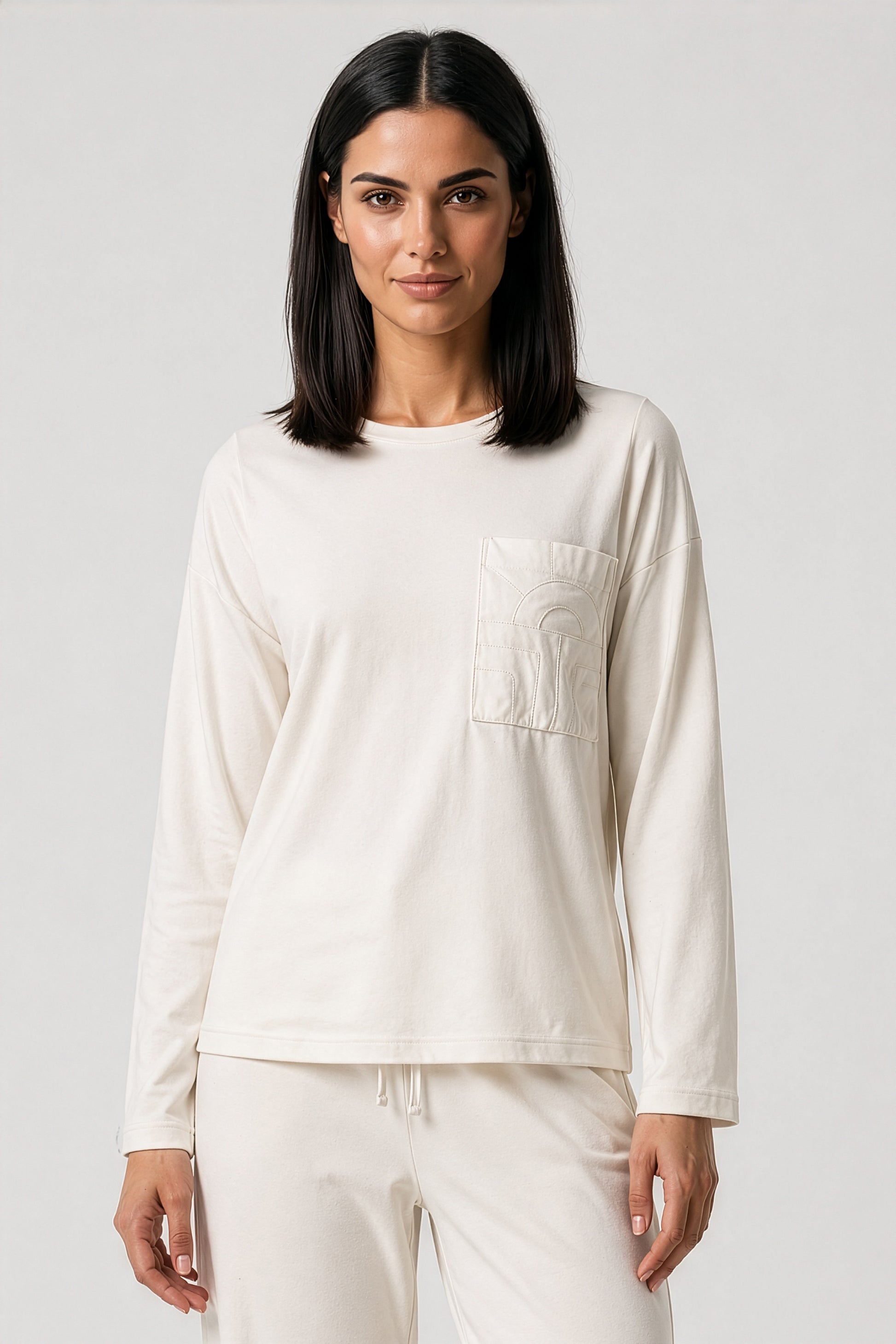 Frontalbild von Féraud Shirt Langarm