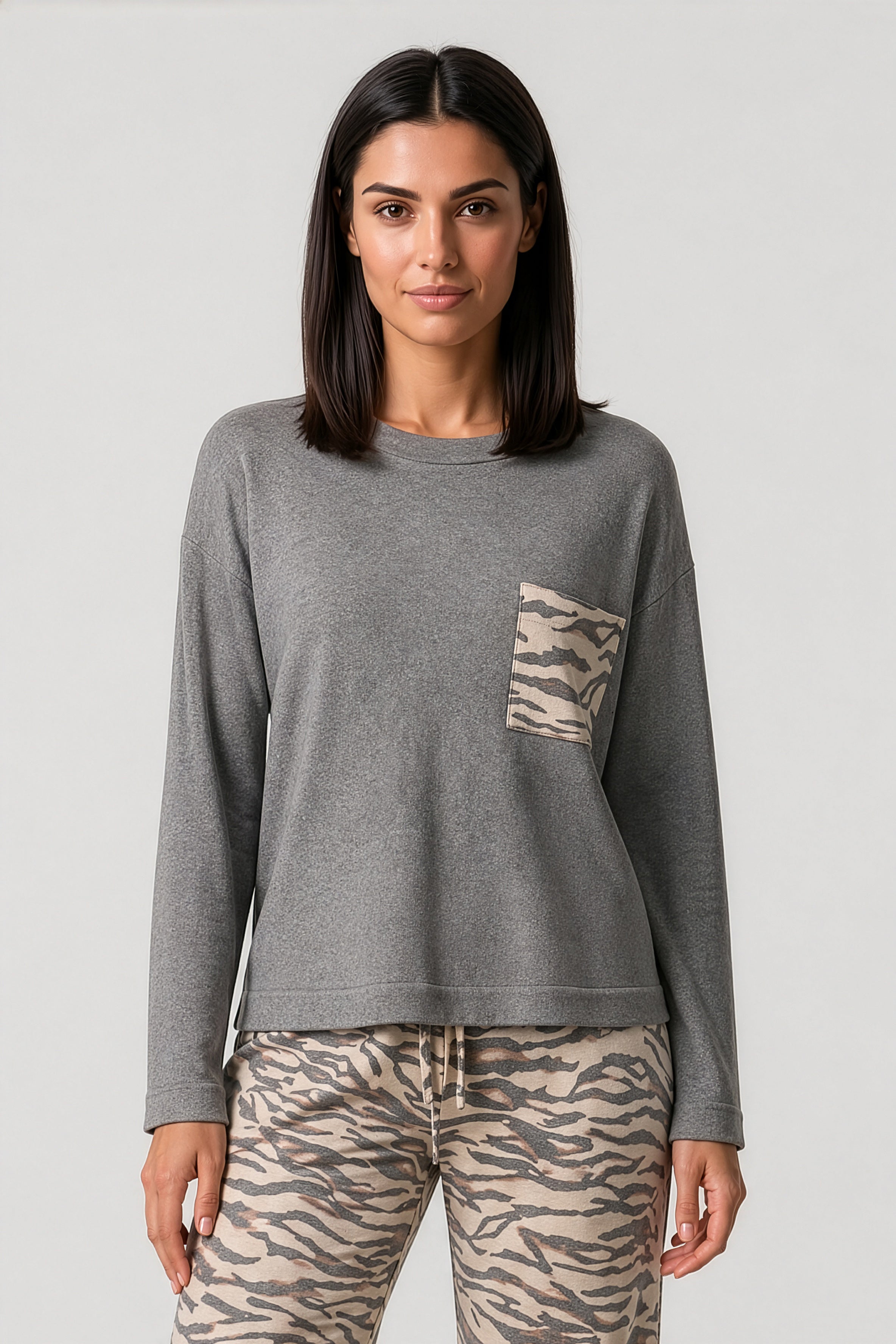 Frontalbild von Féraud Shirt Langarm
