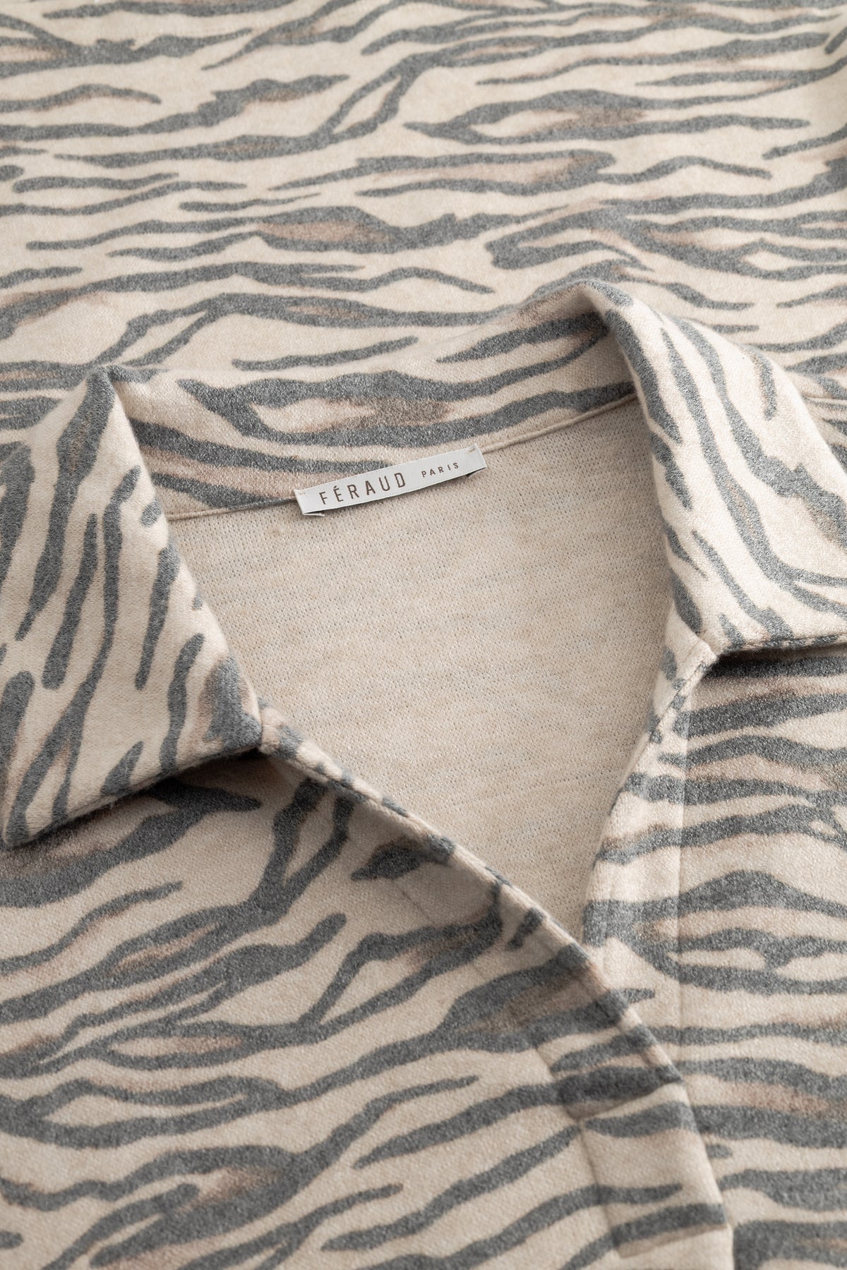 Féraud Hauskleid Maxi, Zebra-Strick