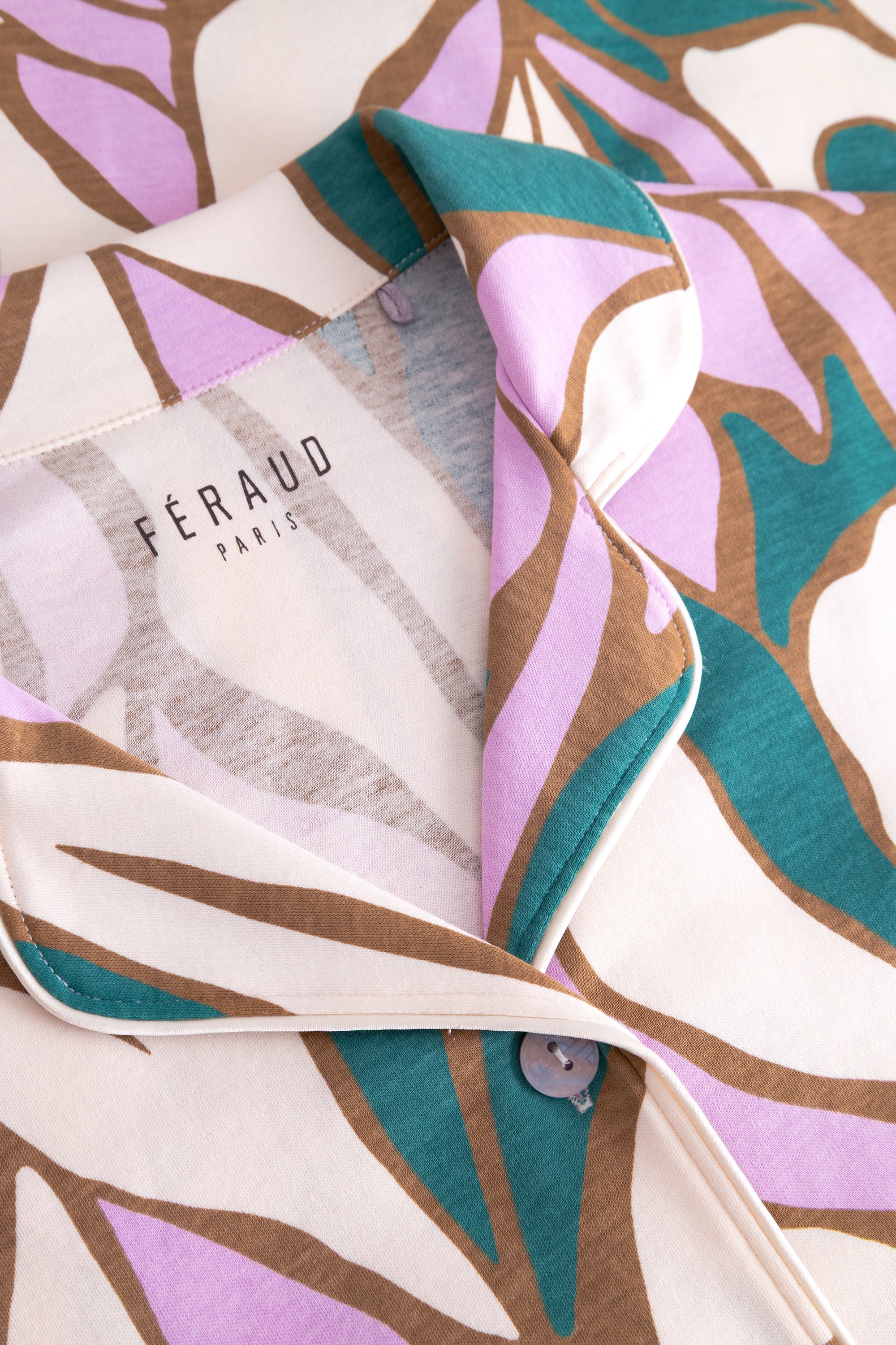 Féraud Pyjama long, imprimé floral