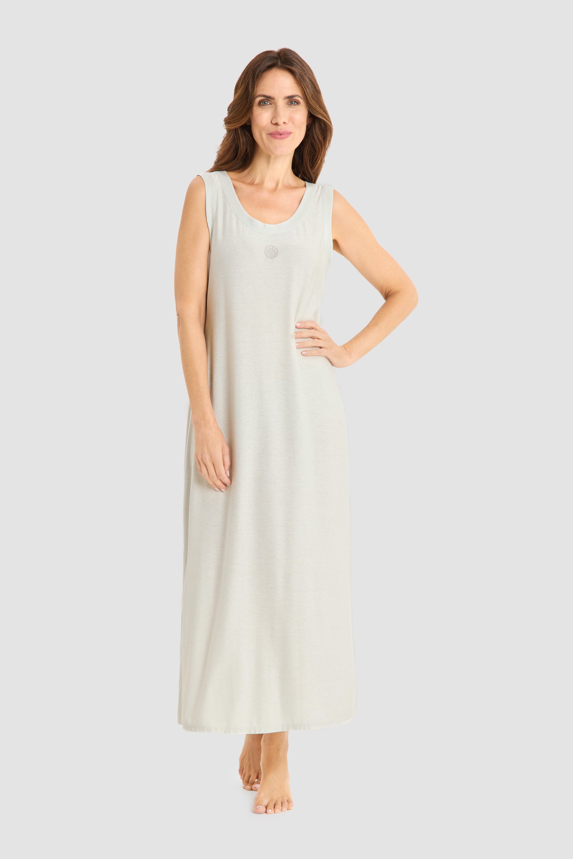 Frontalbild von Féraud Strandkleid Maxi