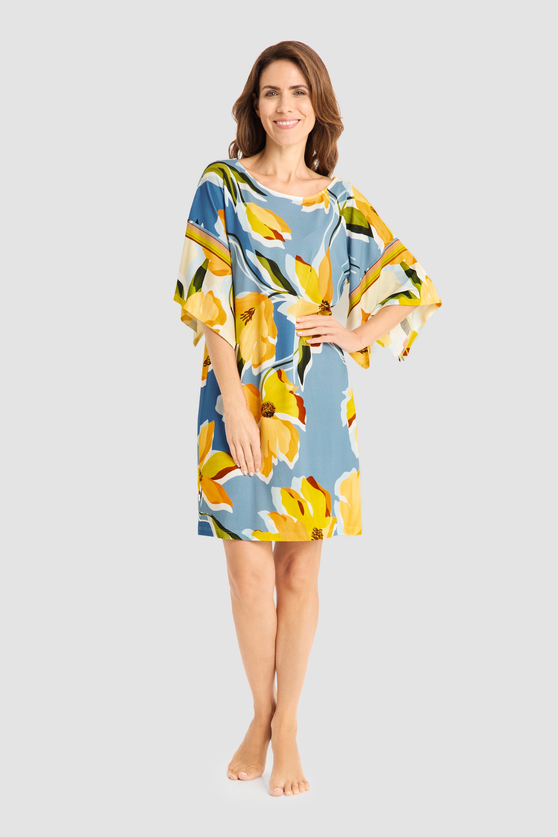 Frontalbild von Féraud Strandkleid Kurz
