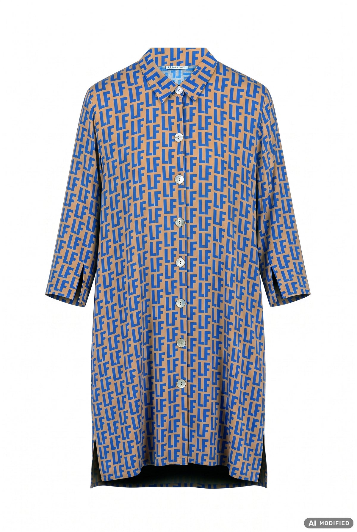 Féraud Strandkleid Kurz, Logo-Druck