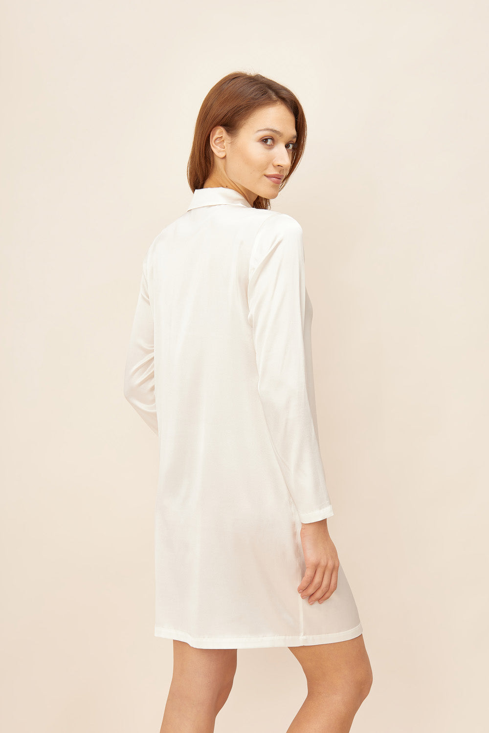 Rückansicht von Féraud Nachthemd Knielang