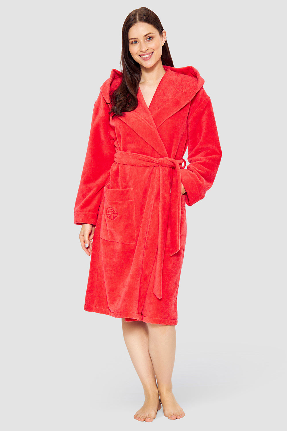 Frontalbild von Féraud Mantel Midi