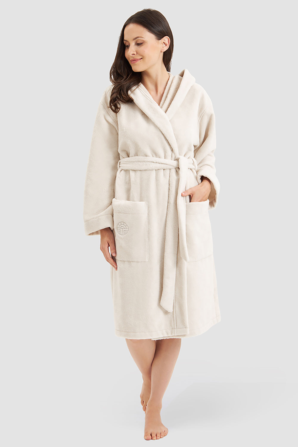 Frontalbild von Féraud Mantel Midi