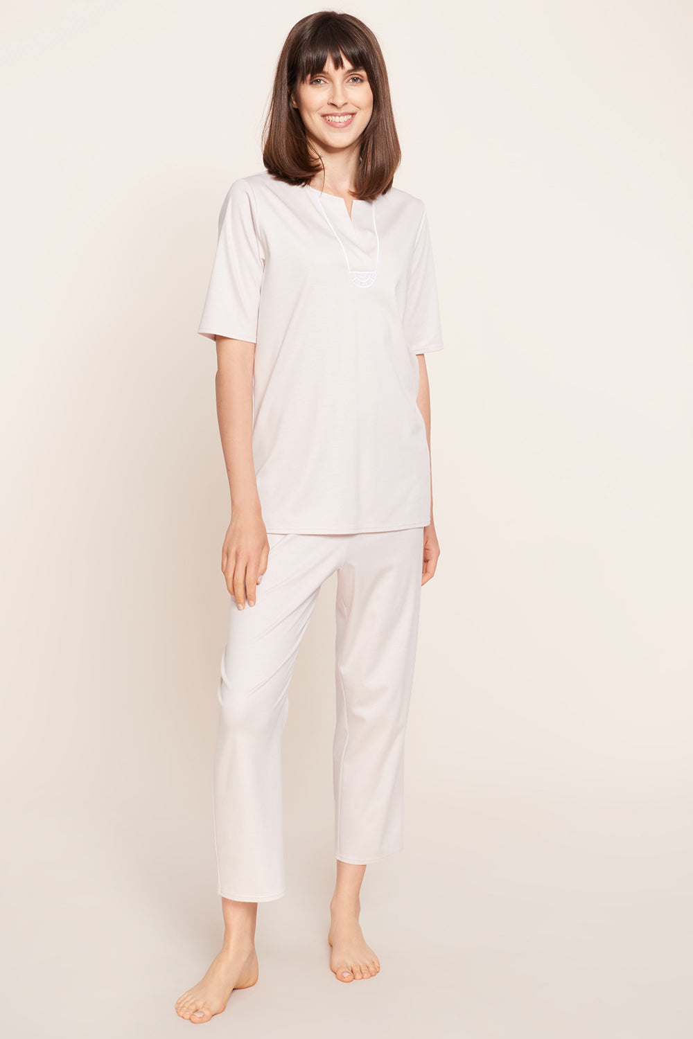 Frontalbild von Féraud Pyjama 7/8-Hose