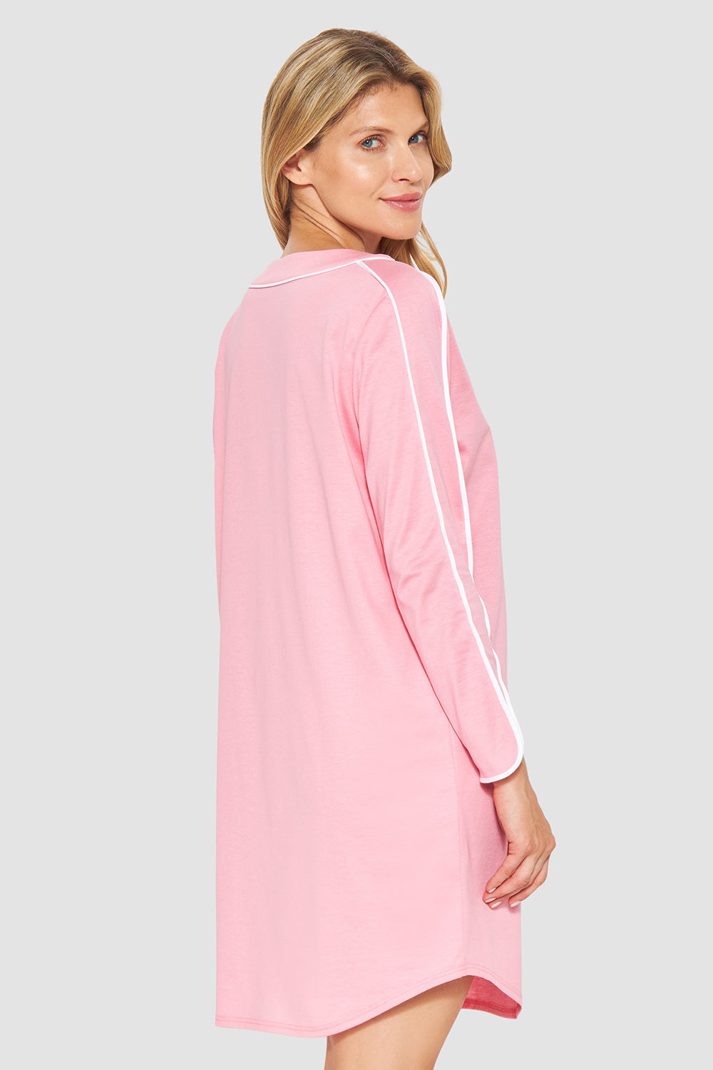 Rückansicht von Féraud Nachthemd Knielang