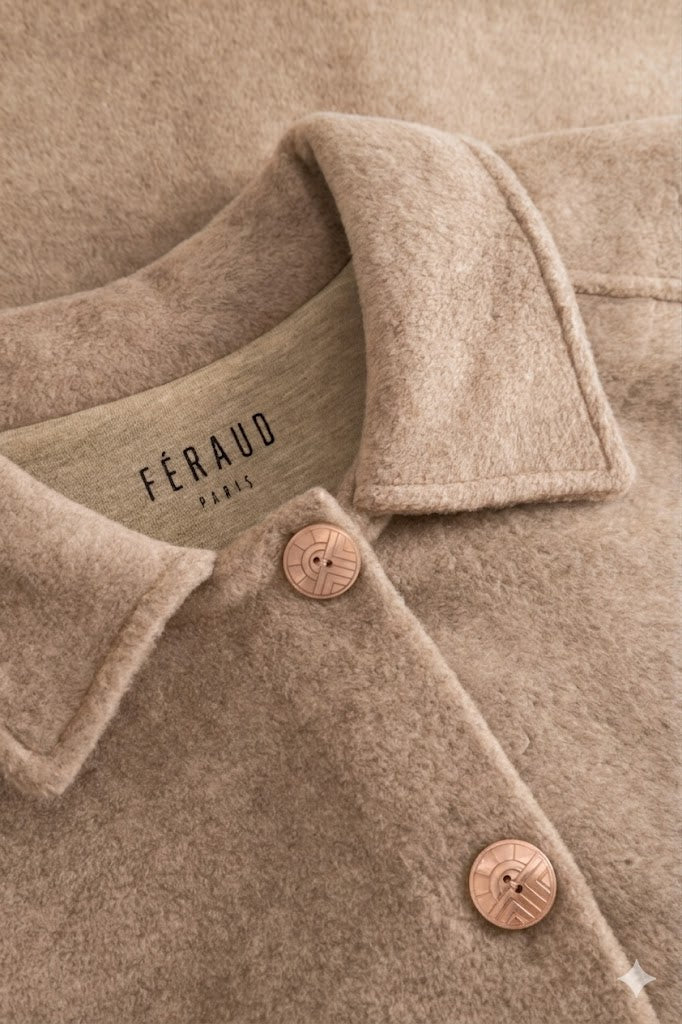 Féraud Hausanzug Lang, Fleece mit Knöpfen