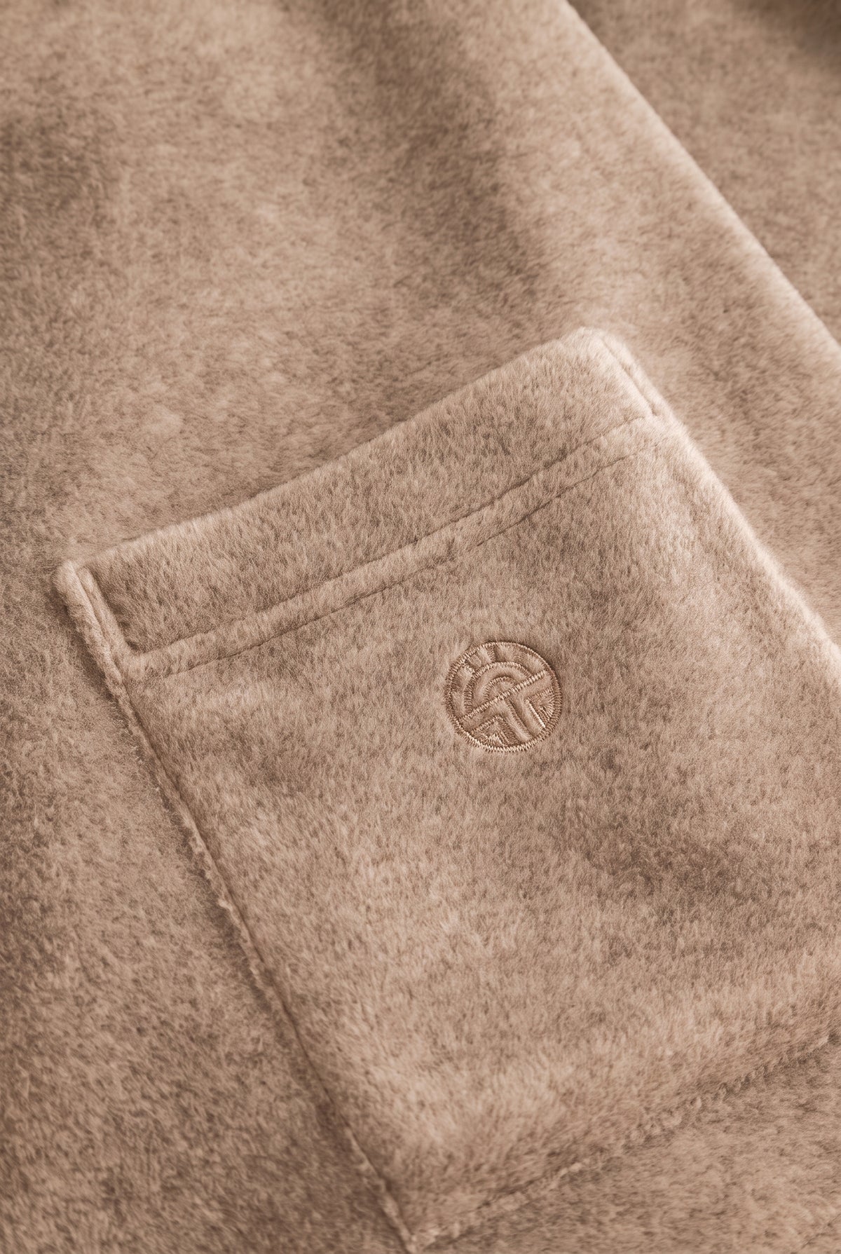 Féraud Hausanzug Lang, Fleece mit Knöpfen