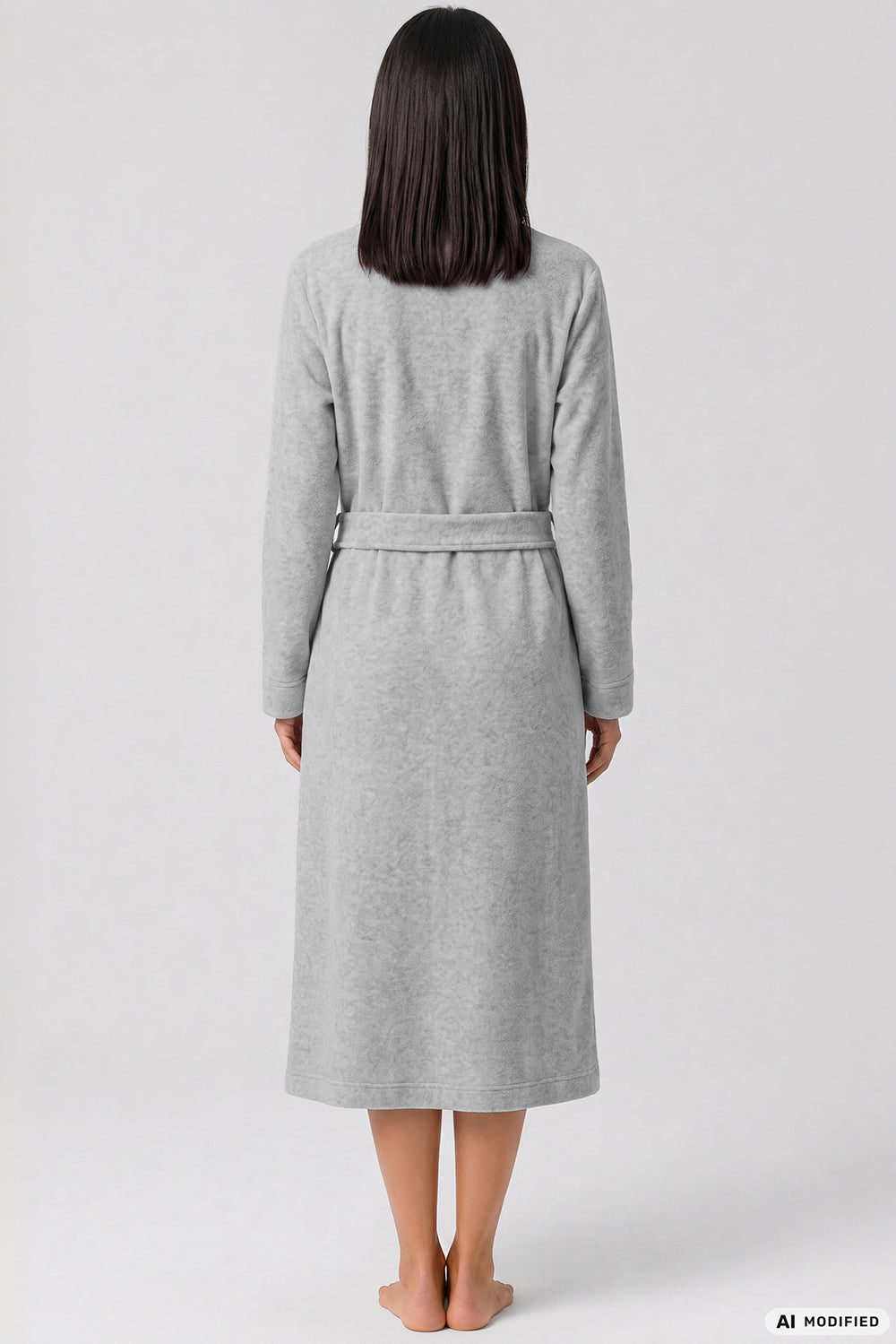 Féraud Morgenmantel Lang, Fleece Wickelform