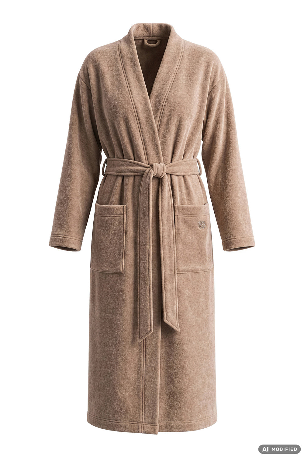 Féraud Morgenmantel Lang, Fleece Wickelform