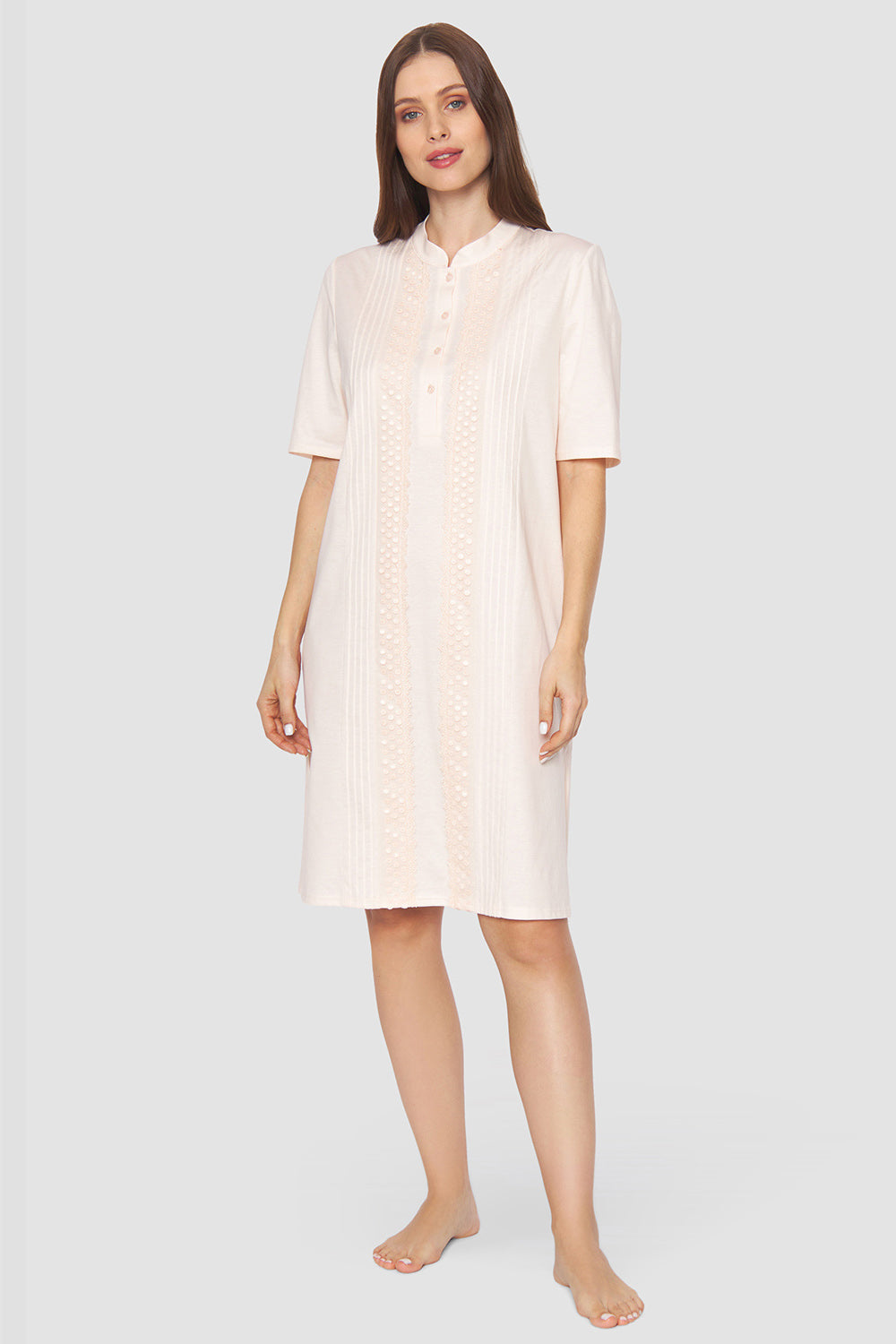 Frontalbild von Féraud Nachthemd Kurzarm