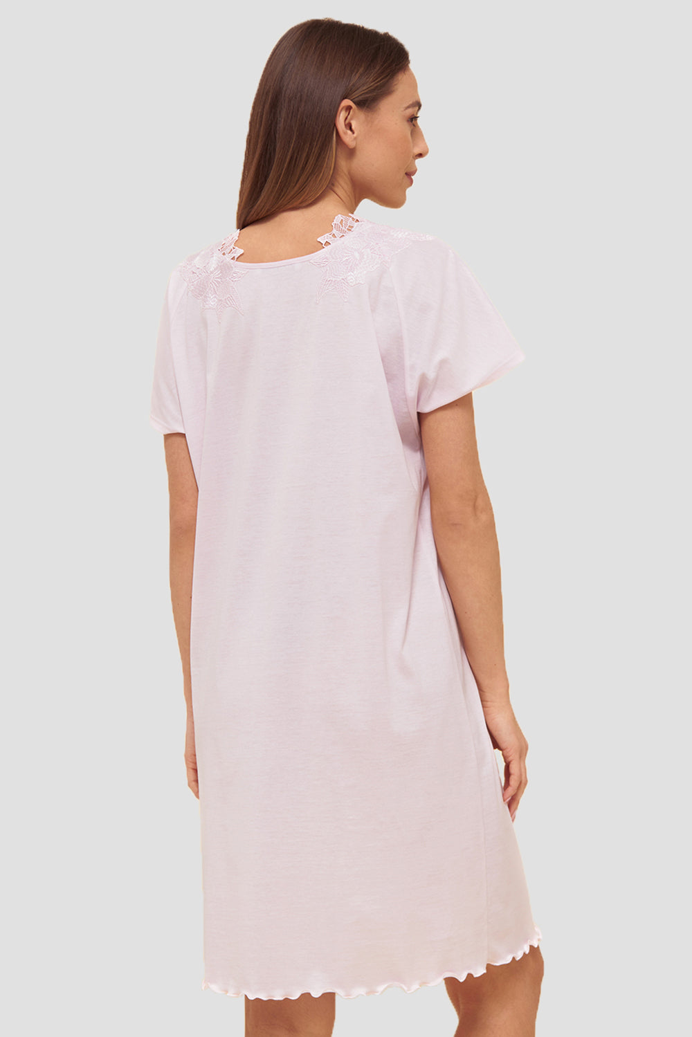 Rückansicht von Féraud Nachthemd Knielang