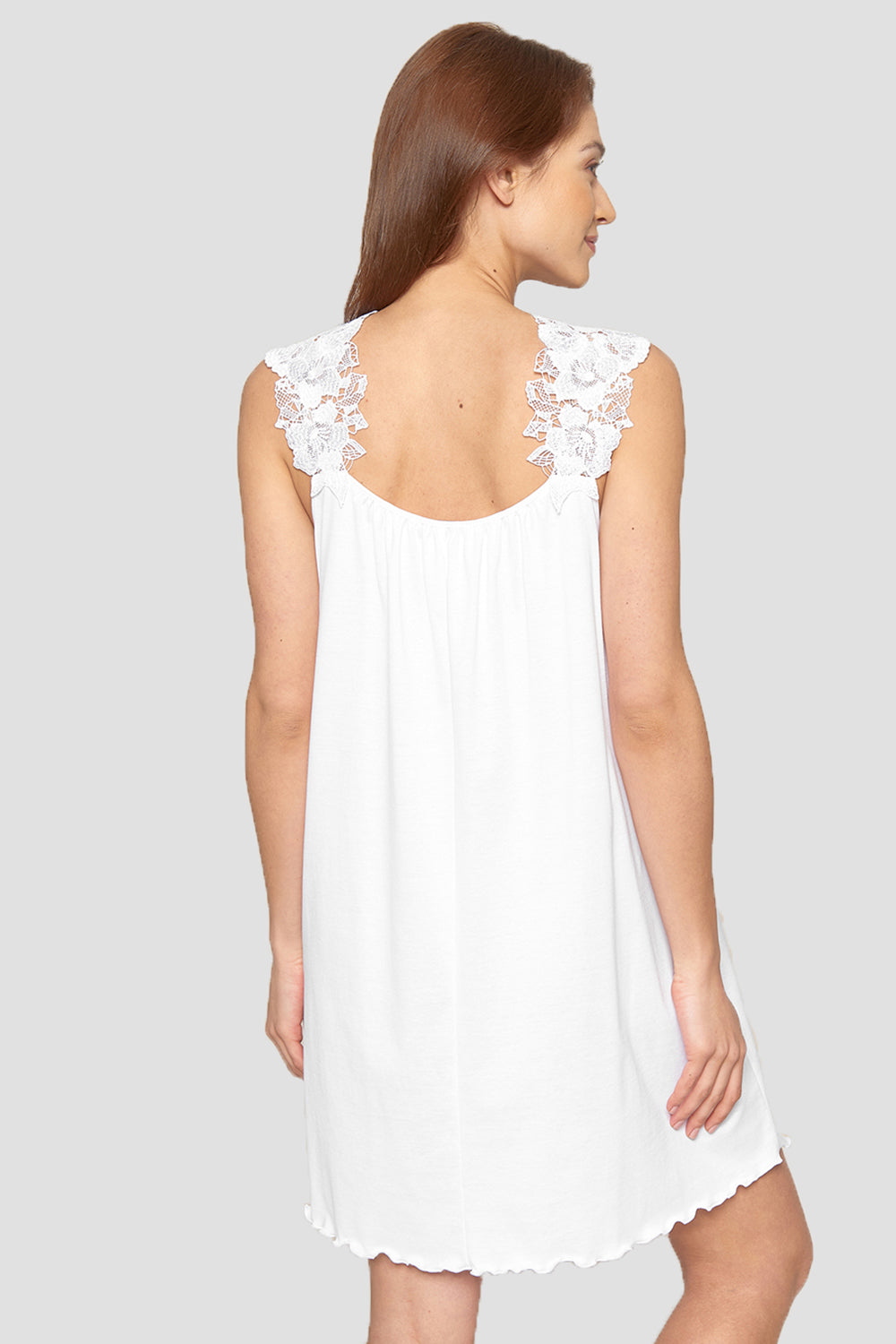 Rückansicht von Féraud Nachthemd Knielang