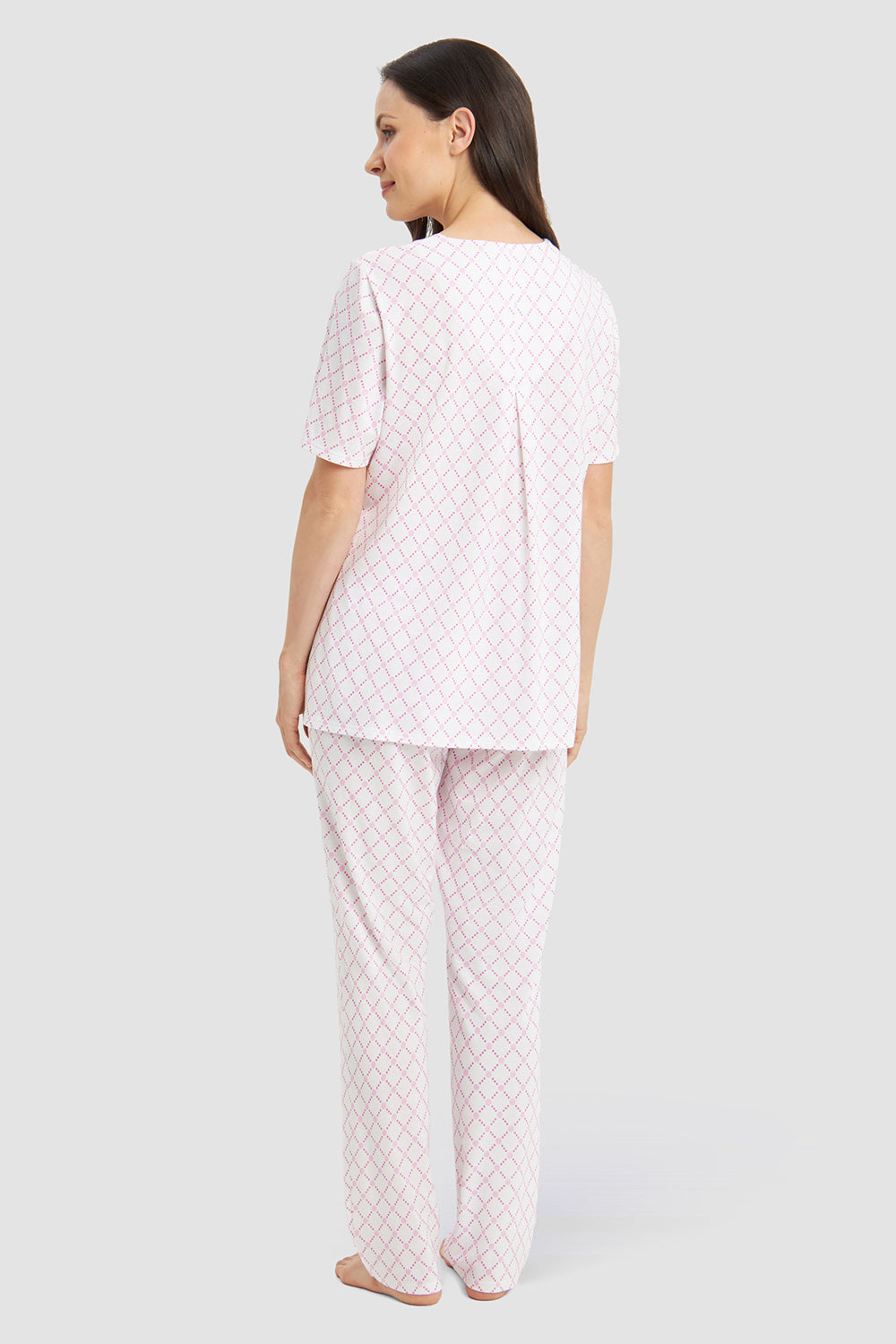 Féraud Pyjama Lang, Rautenmuster