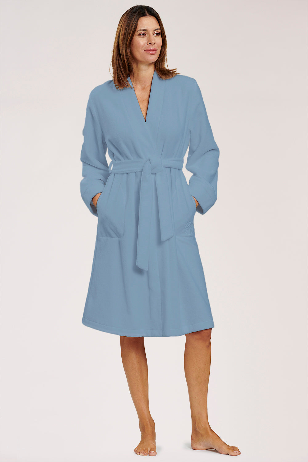 Frontalbild von Féraud Mantel Knielang